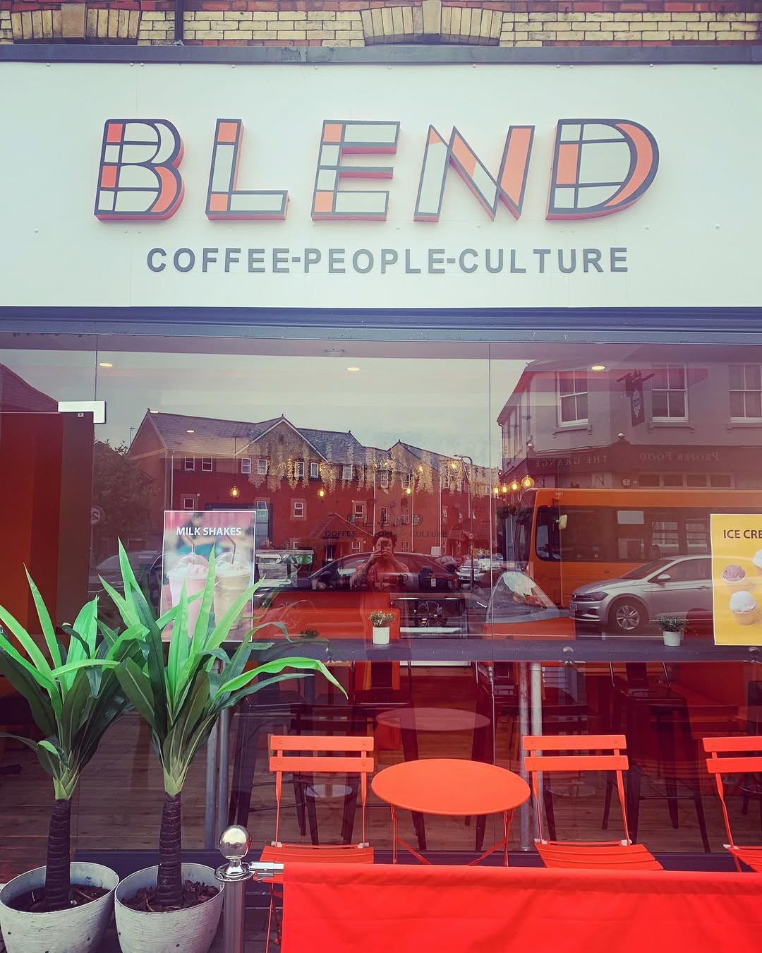 Blend Coffee shopfront on Penarth Road